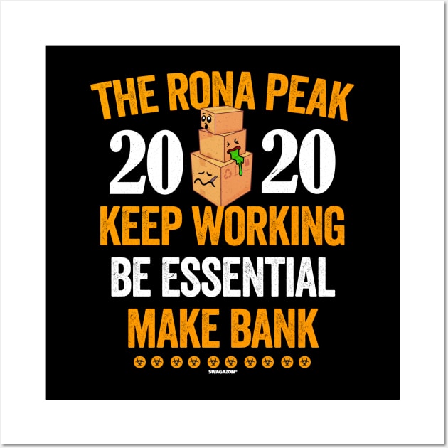 The Rona Peak 2020 Swagazon Wall Art by Swagazon